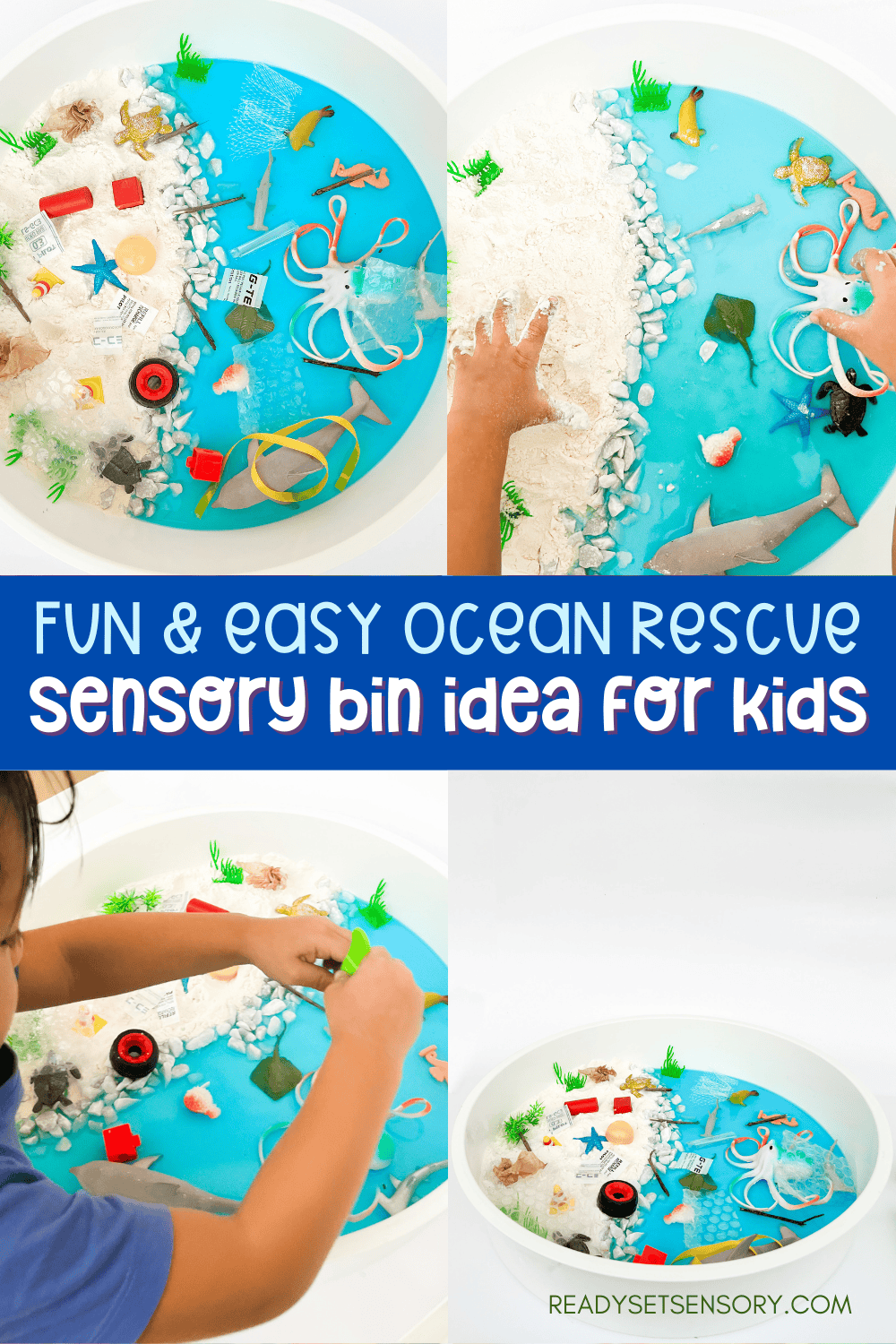 Ocean Rescue Sensory Bin (Great for Summer!) - Ready Set Sensory