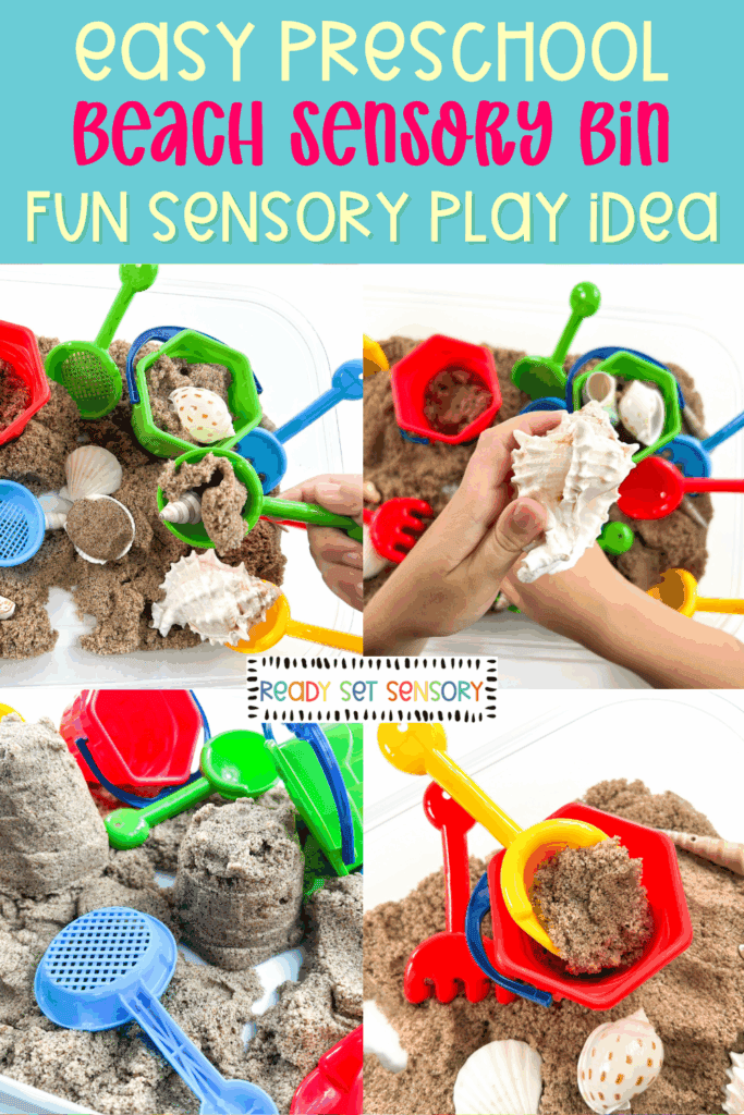 DIY Beach Sensory Bin (Great for Summer!) - Ready Set Sensory