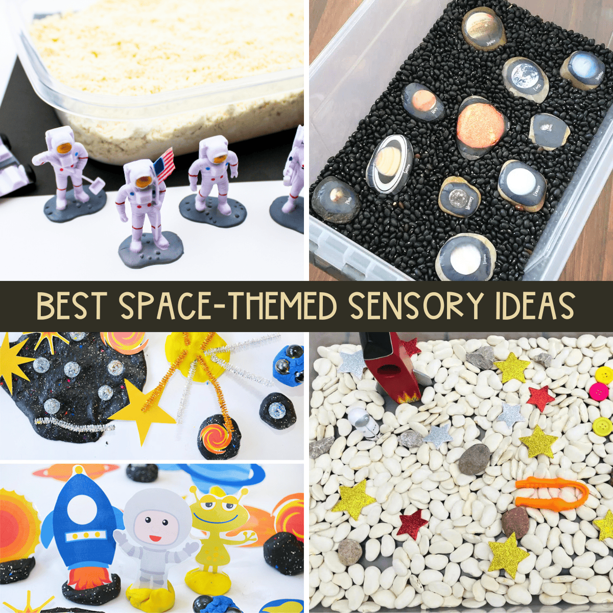 20+ Out of This World Space Themed Sensory Activities and Bins for Kids