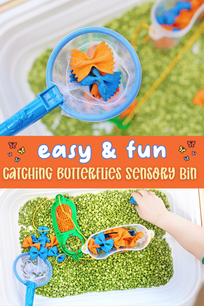 Spring For Babies Catching Butterflies Sensory Bin (Fun Spring Idea!) - Ready Set Sensory
