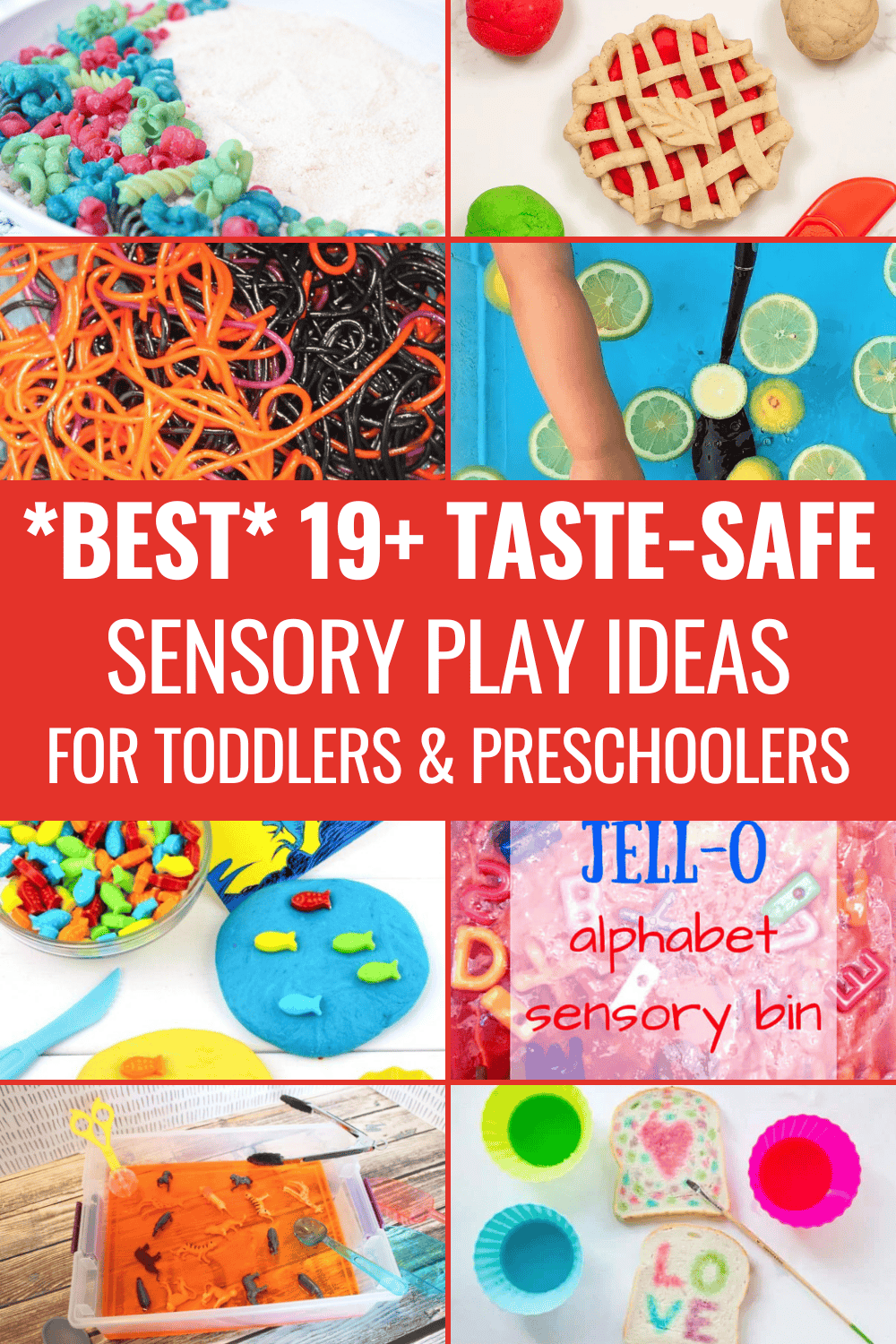 19+ Taste Safe Sensory Play Ideas for Babies, Toddlers, and ...