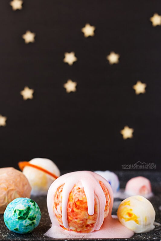 Fizzy Solar System Planets Project