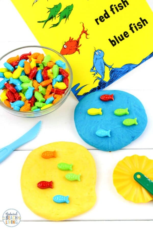 Marshmallow Fish Edible Playdough