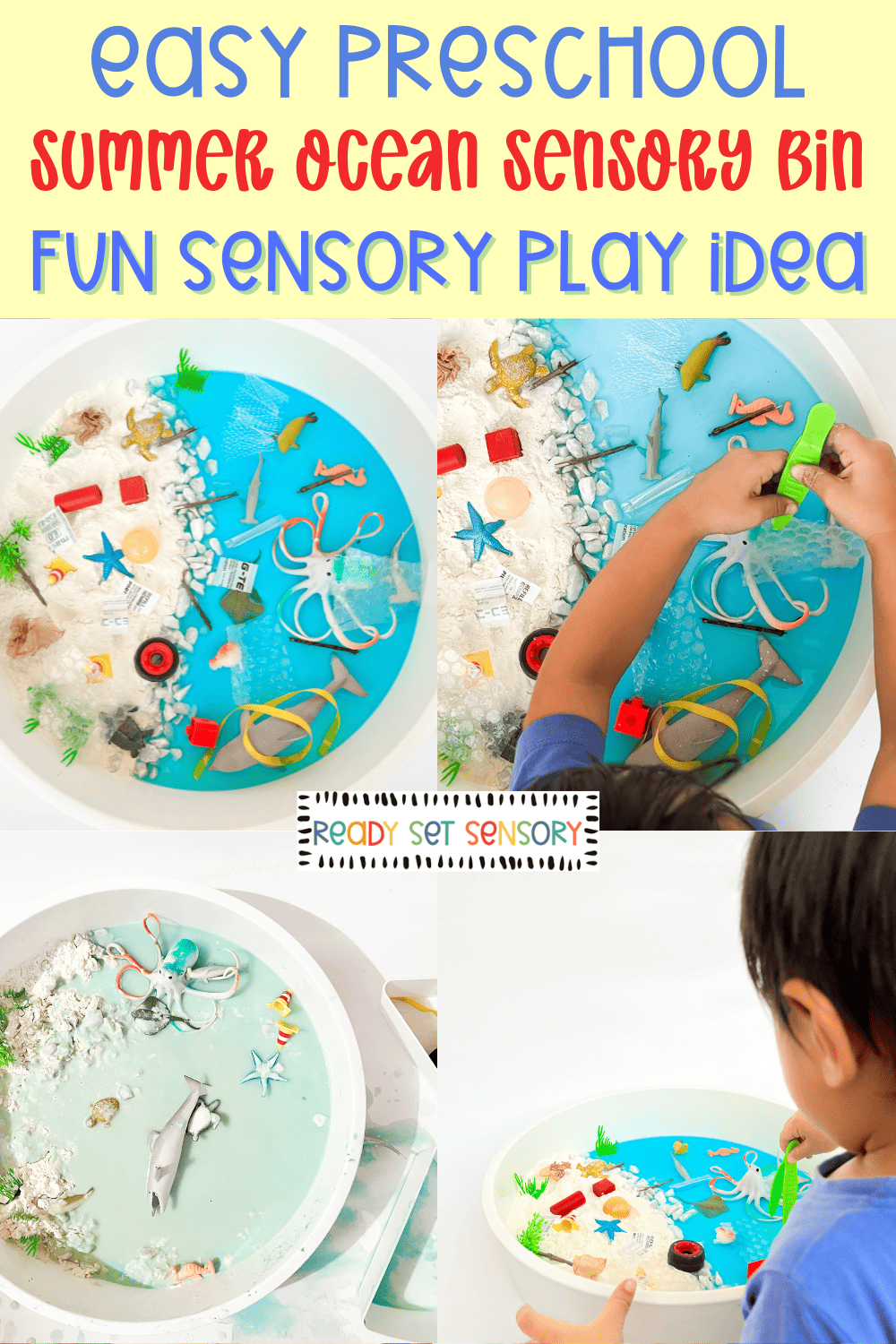 Ocean Rescue Sensory Bin (Great for Summer!) - Ready Set Sensory