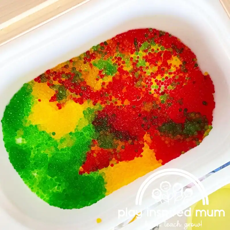 Edible Water Beads Sensory Play