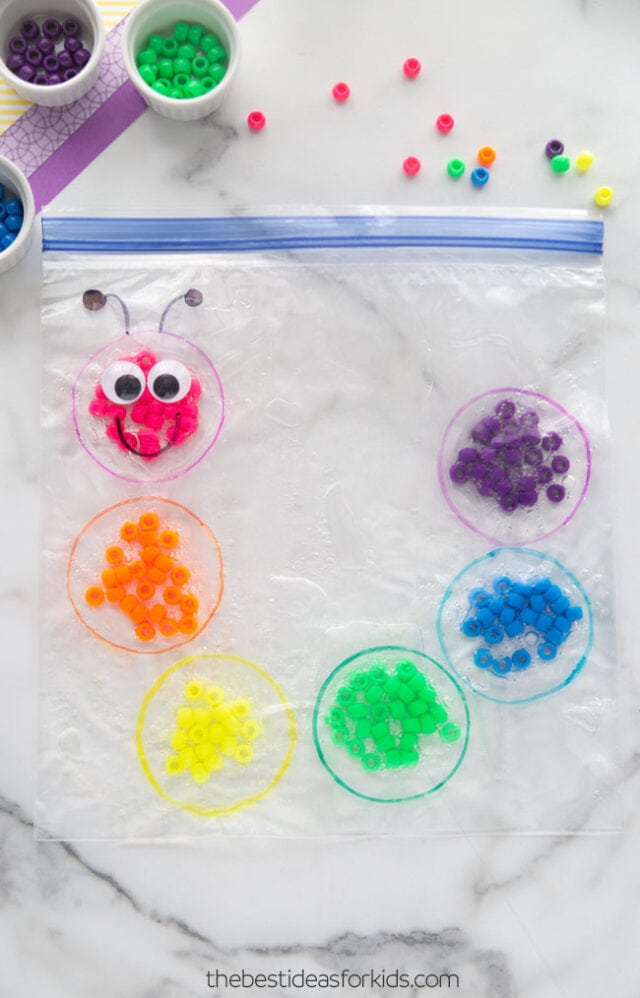 Color Sorting Sensory Bag