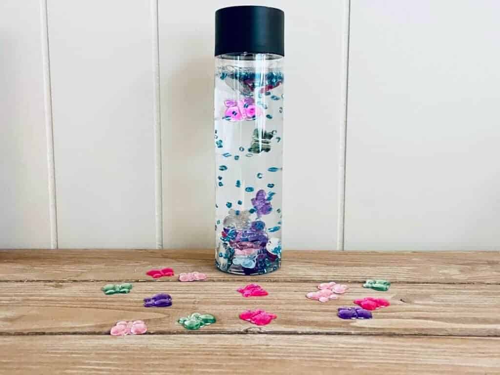 DIY Butterfly Sensory Bottle 
