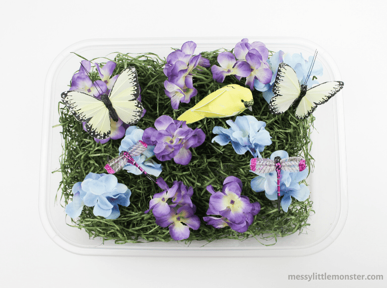 Spring Flower Sensory Bin