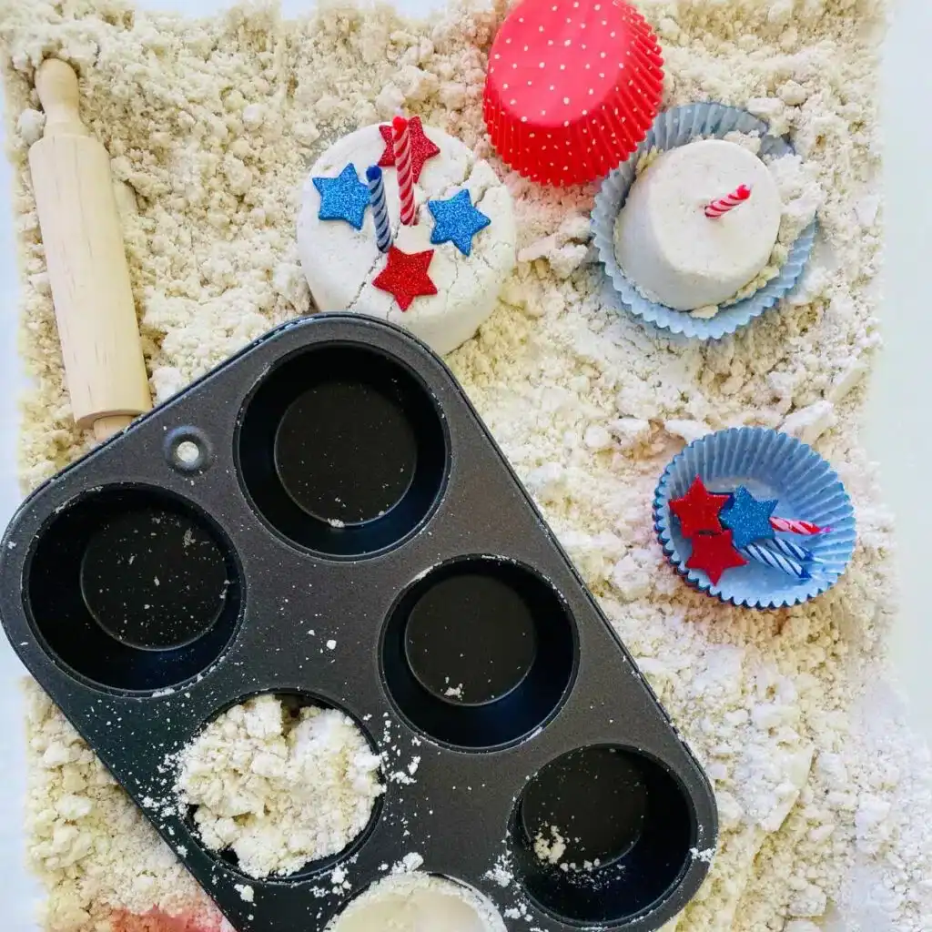 4th of July Sensory Bin by Simply Full of Delight