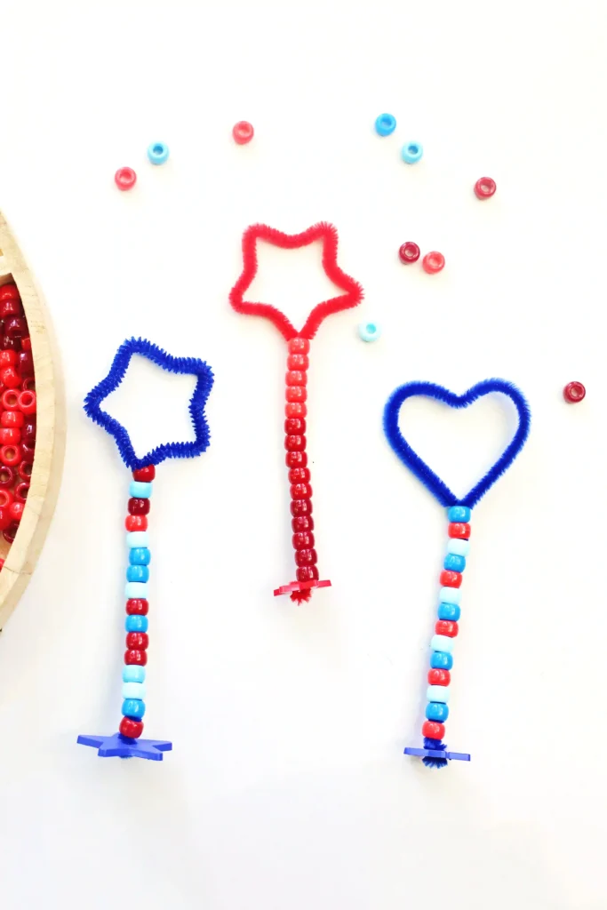 Patriotic Bubble Wands by Cultivating Brilliant Minds
