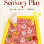 Fall Apple Juice Sensory Bin (Easy & Cheap!) variation idea