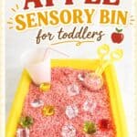 More sensory bin ideas like this Fall Apple Juice Sensory Bin (Easy & Cheap!)