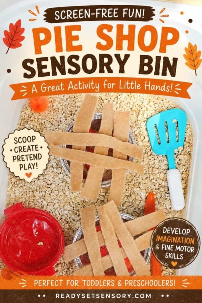 Fall Pie Shop Sensory Bin