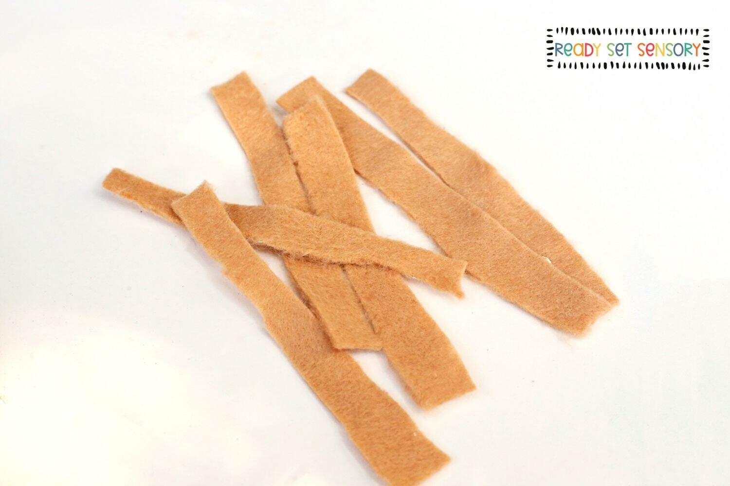 Step by step Fall Pie Shop Sensory Bin setup