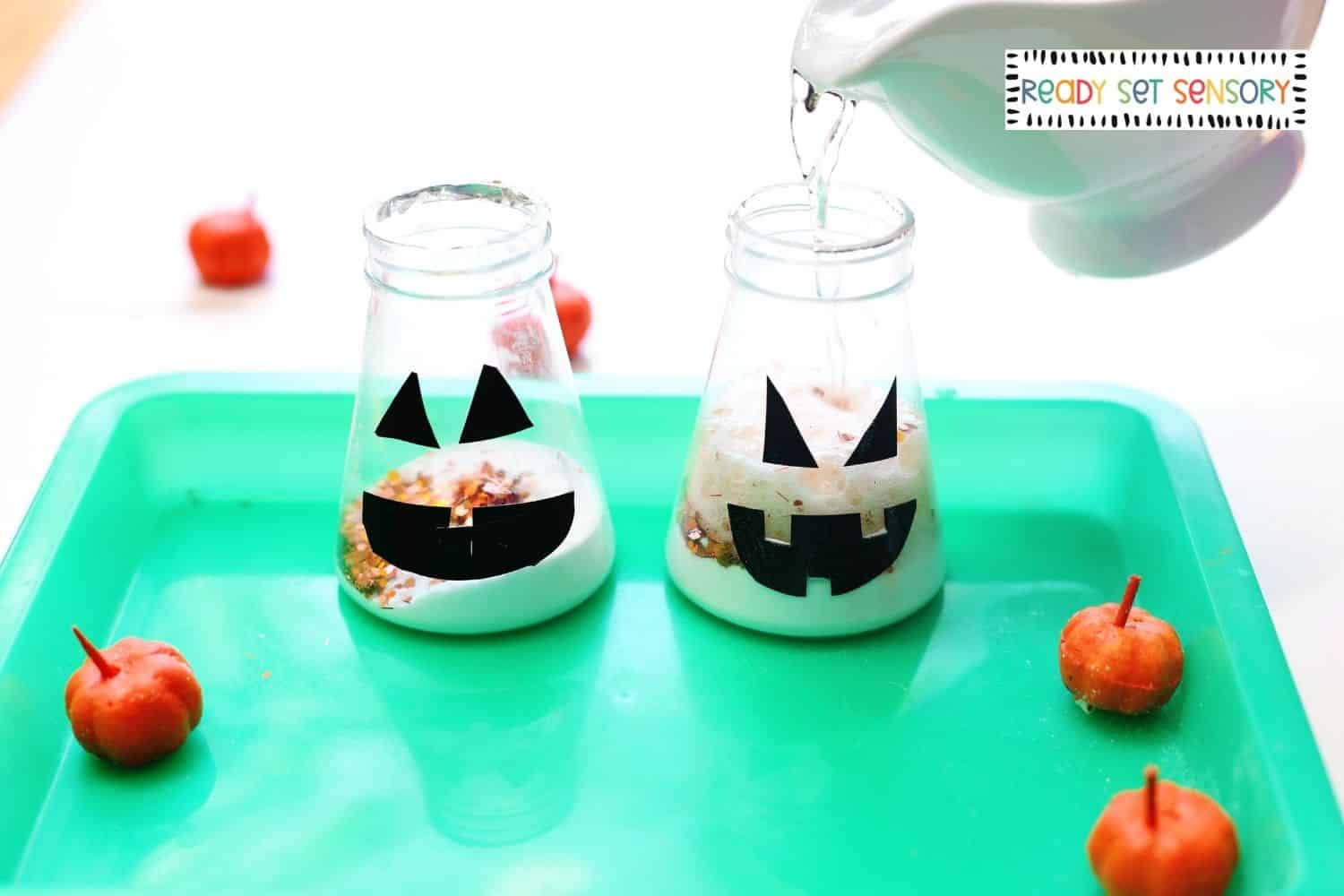 Step 4 of setting up a Fizzy Jack-o-Lantern Potions