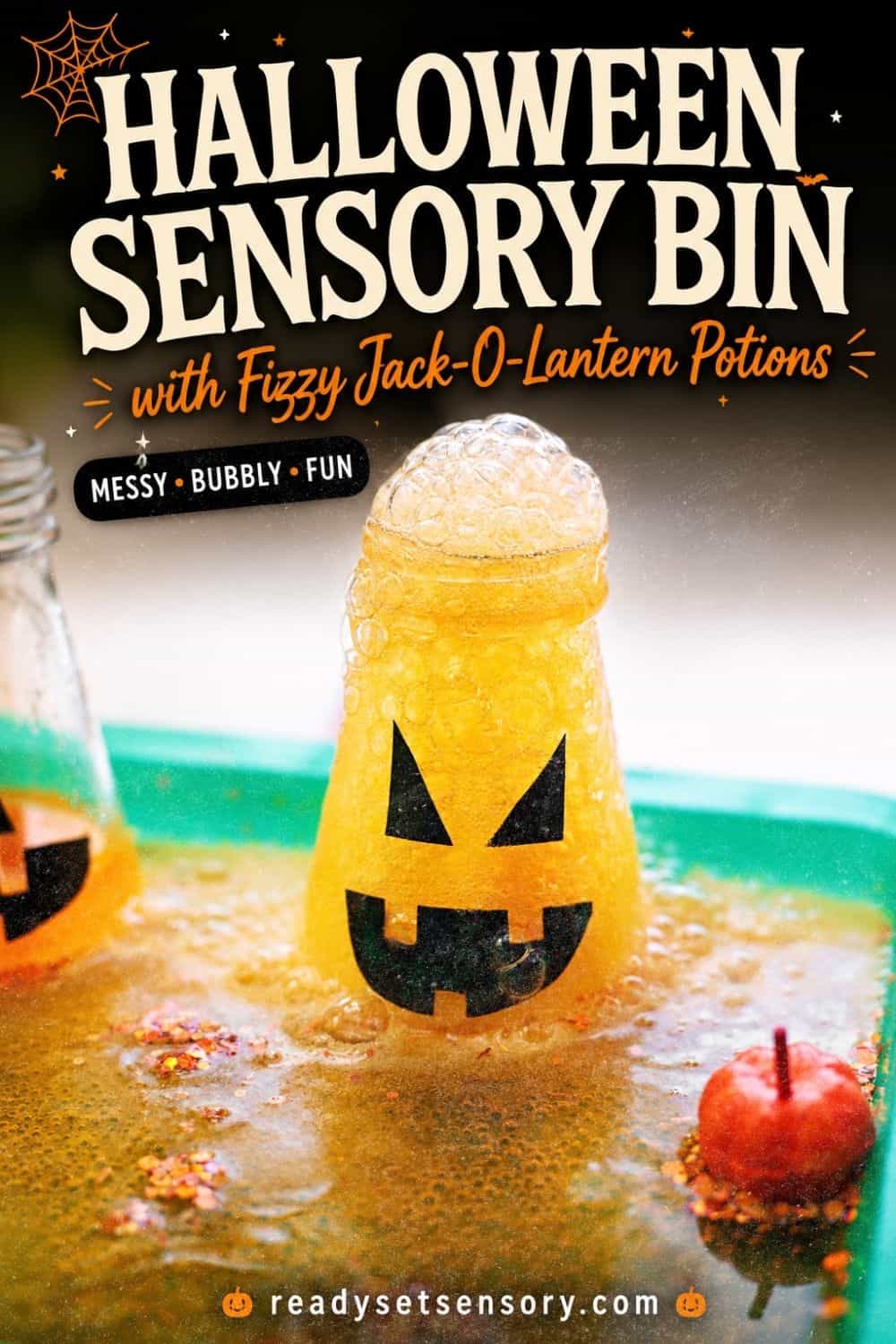Setting up a Fizzy Jack-o-Lantern Potions