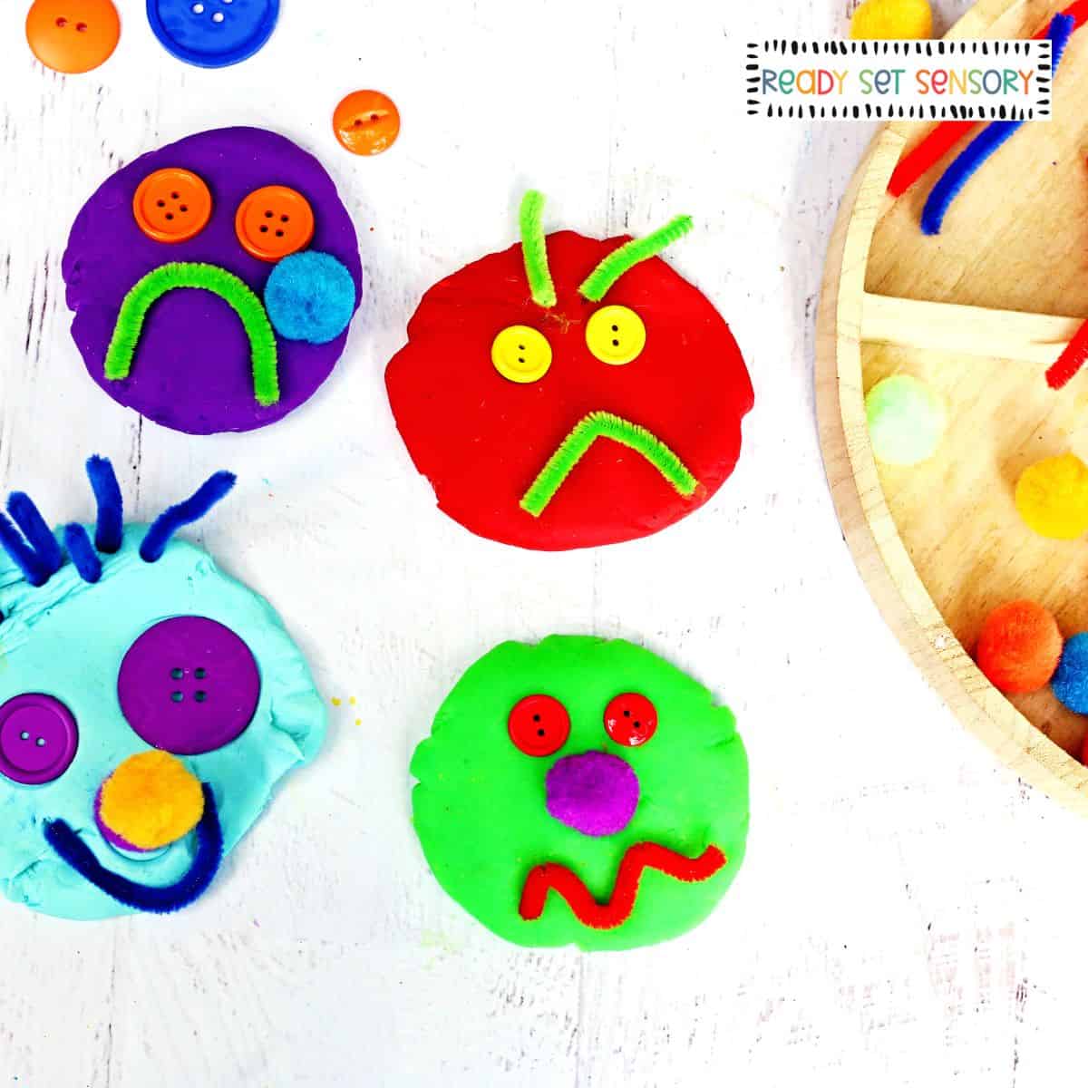 Playdough Emotions Sensory Tray