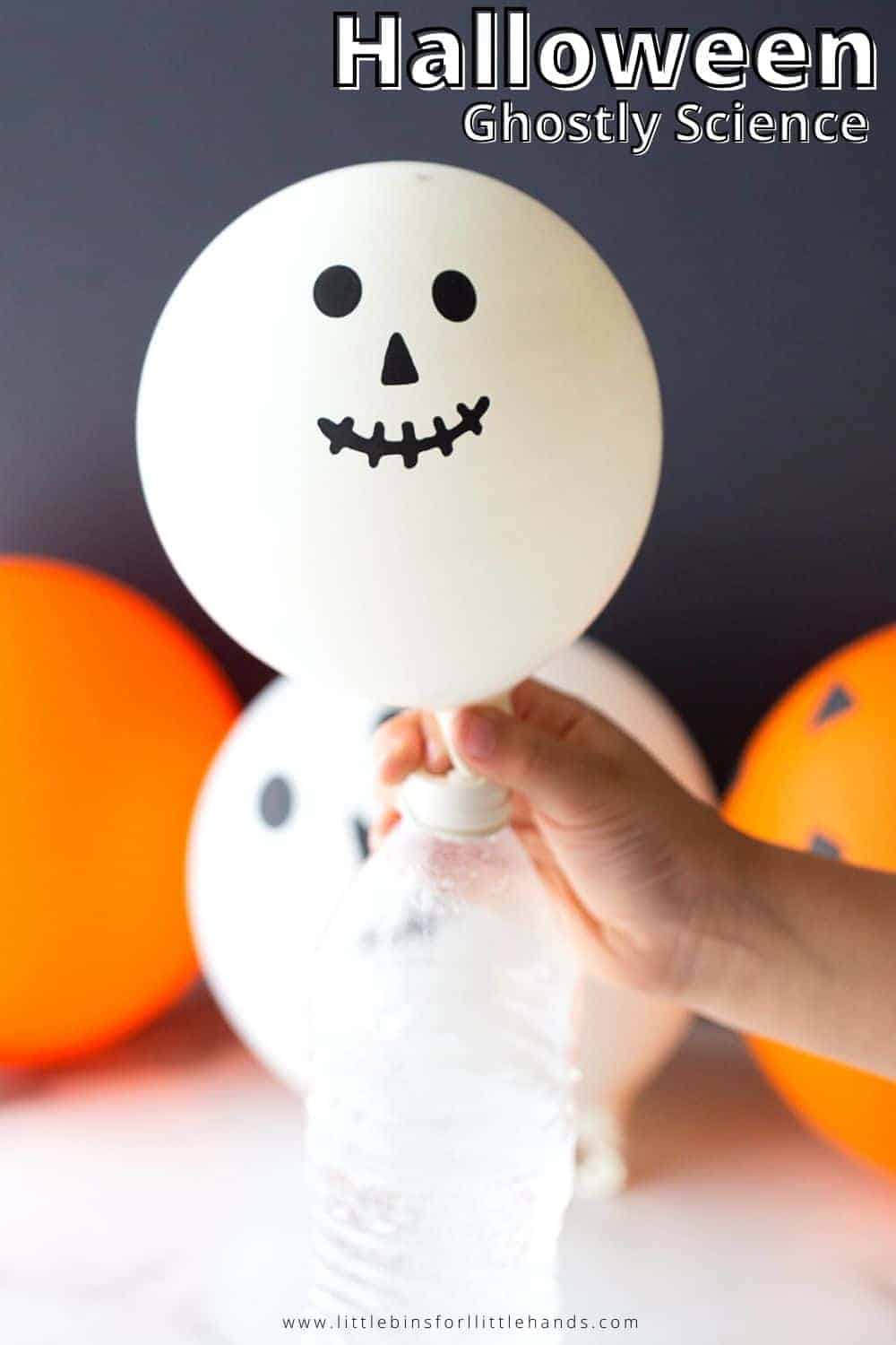 Halloween Balloon Experiment by Little Bins for Little Hands