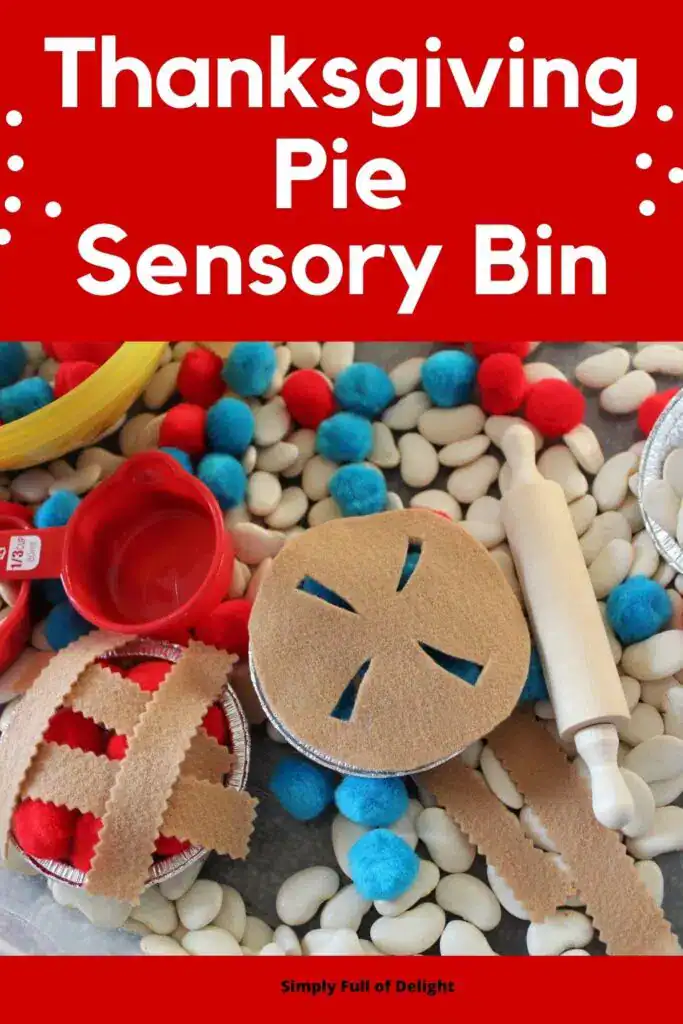 Build a Turkey Thanksgiving Sensory Bin by Simply Full of Delight