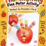 Apple Turkey Thanksgiving Fine Motor Activity