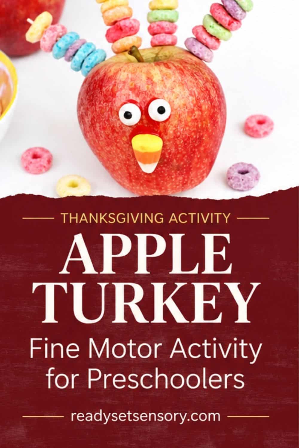 Apple Turkey Thanksgiving Fine Motor Activity - 12