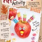 Apple Turkey Thanksgiving Fine Motor Activity - 16