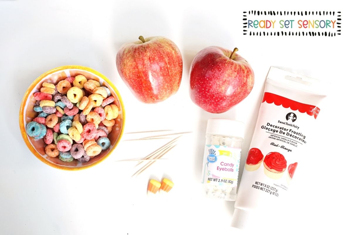 Apple Turkey Thanksgiving Fine Motor Activity - How to Set Up