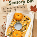 Thanksgiving Sensory Bin With Corn and Mini Pumpkins - 12