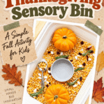 Thanksgiving Sensory Bin With Corn and Mini Pumpkins - 16