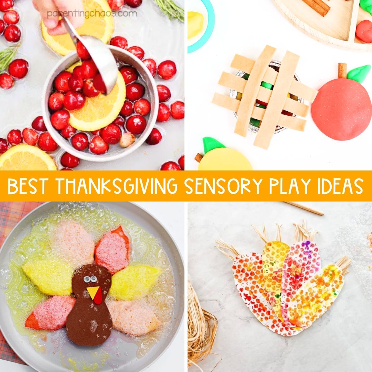 21+ Thanksgiving Sensory Play Ideas for the Whole Month of November