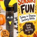 Turkey in Disguise Sensory Bottle for Kids - Skills Kids Build