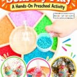 Christmas Light Sensory Tray - 15