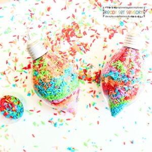 Christmas Light Sensory Tray