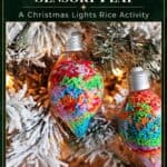 Christmas Light Sensory Tray - Skills Kids Build