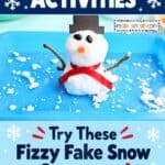 Fizzy Fake Snow Snowmen - 14