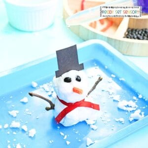 Fizzy Fake Snow Snowmen