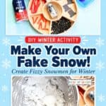 Fizzy Fake Snow Snowmen - Clean Up and Storage
