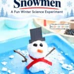 Fizzy Fake Snow Snowmen - Skills Kids Build