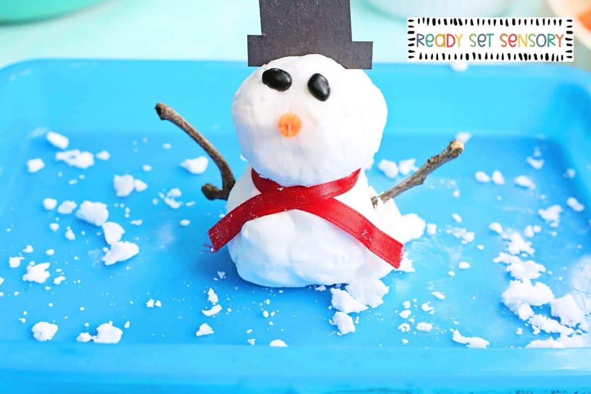 Fizzy Fake Snow Snowmen - Step 3