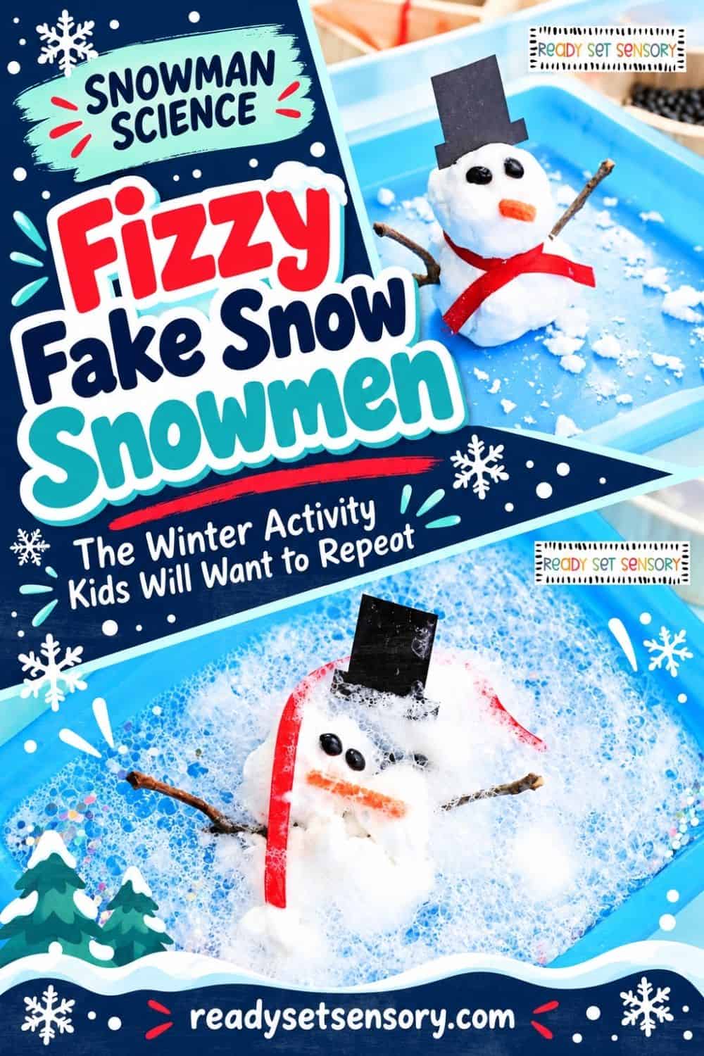 Fizzy Fake Snow Snowmen - Tips and Variations