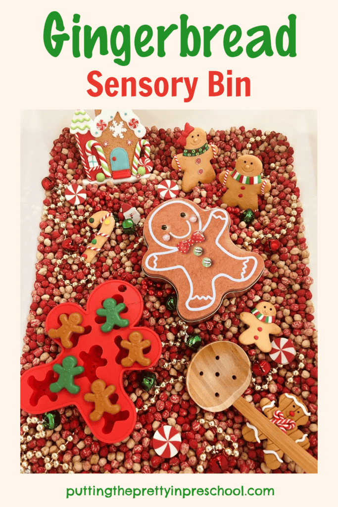 Gingerbread Sensory Bin