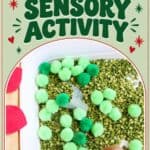 Grinch Sensory Bin - 14