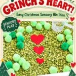 Grinch Sensory Bin - 16