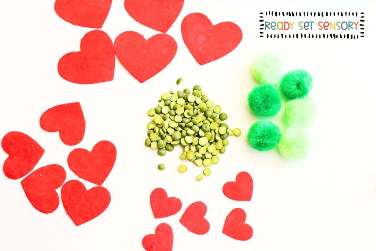Grinch Sensory Bin - How to Set Up