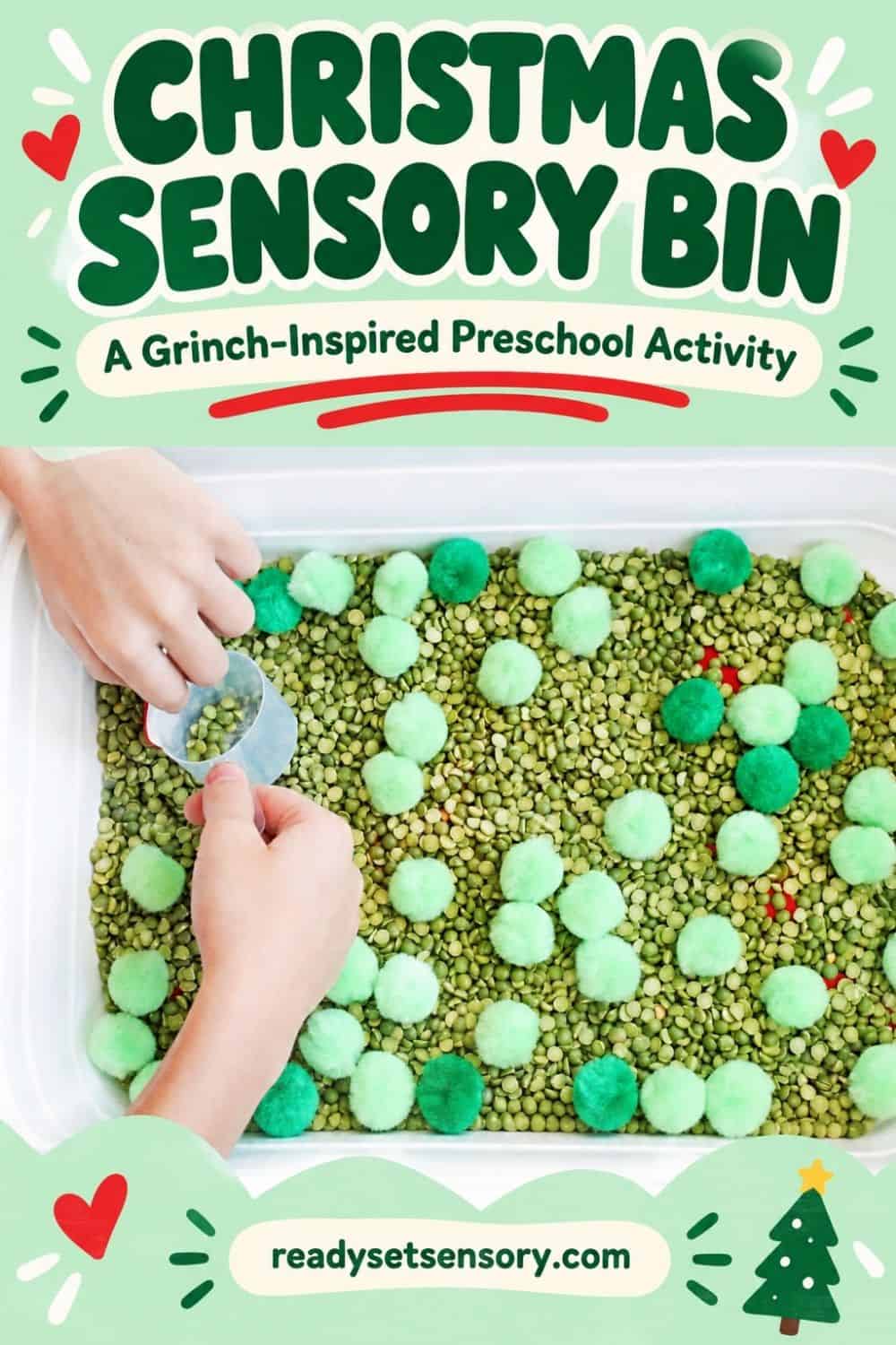 Grinch Sensory Bin - Tips and Variations