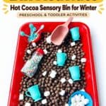 Hot Cocoa Sensory Bin - 15