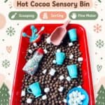 Hot Cocoa Sensory Bin - 17