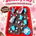 Hot Cocoa Sensory Bin - 4