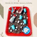 Hot Cocoa Sensory Bin - Tips and Variations