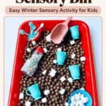 Hot Cocoa Sensory Bin - Ways to Play